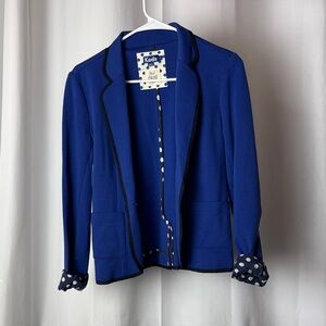 Keds Royal Blue Blazer with Polka Dot Trim